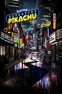 Plakat: Pokémon Detective Pikachu