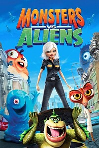Plakat: Monsters vs Aliens
