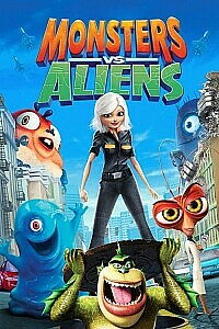 Plakat: Monsters vs Aliens